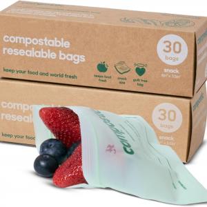 Compostable resealable bag