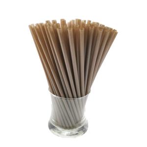 Coffee bagasse straw